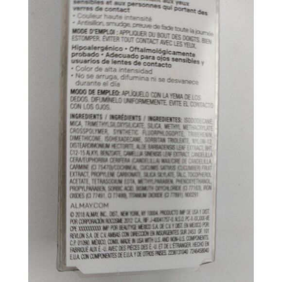 Almay Cream Shadow Ruby Glam New Face Intense Color Makeup Eyeshadow Velvet Foil - Picture 11 of 11